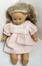 Marie Corolle Poupee Toddler Doll Sleepy Eyes Blonde Light Eyes 1980's See Photo - $15.88