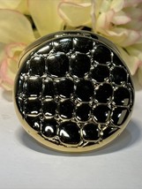 ESTEE LAUDER GOLD REPTILE ALLIGATOR LUCIDITY FACE POWDER COMPACT (EMPTY)... - $14.80