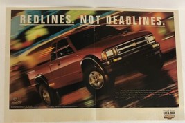 1990s Chevy Series S Series 4x4 Truck Vintage Print Ad Advertisement pa30 - $8.90