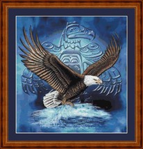 EAGLE SYMBOL -  pdf x stitch chart  Original Artwork ©  Steven Michael G... - £9.61 GBP