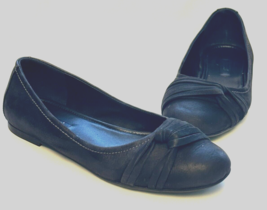 Ecco Kelly Ballet Flats Black Oiled Leather 37 EU (6- 6.5 US) Women Casual Shoes - £22.65 GBP