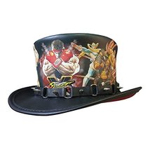 Street Fighter Leather Top Hat - £231.40 GBP