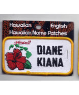 Hawaiian Name Jacket or Hat Patch Diane = Kiana Vintage Item Mint n Package - £4.00 GBP