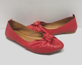 MIZ MOOZ WOMEN&#39;S SLIP ON  BALLET FLATS SHOES  RED  37EU / 7US  # K-74 - $78.21