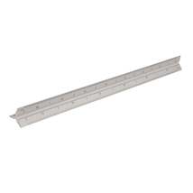 MAXPERKX 30cm/12&quot; Triangular Aluminium Tri-Scale Metal Ruler - Architects and En - £3.49 GBP