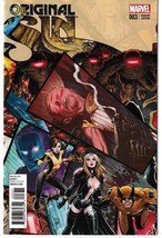 Original Sin #3 (Of 8) Adams Interlocking Battle Var (Marvel 2014) - £3.66 GBP