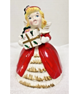 Vintage Kreiss Christmas Angel Girl w Presents Figurine 6 1/2" Japan Blo... - €71,73 EUR