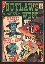 Outlaws of The West #11 1957-Charlton-1st issue-Billy the Kid-Jessie James-Re... - $67.66