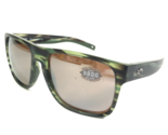 Costa Sunglasses Spearo XL 06S9013-0959 Green Square Frames Mirrored Len... - $205.48