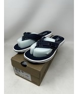Clarks Cloud Steppers Women&#39;s Breeze Sea Navy Flip-Flops Size 8 - $54.12 CAD