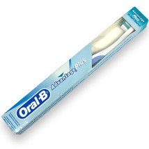 Vintage Oral-B Advantage Plus Toothbrush 1997 Blue #35 Soft Power Tip SEALED-NOS - $11.18