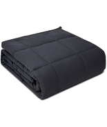 PRETTY NIGHT Weighted Blanket 12Lbs Queen Size Dark Grey 60&quot;X80&quot; Weighte... - £38.64 GBP