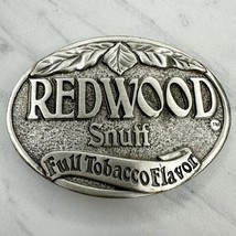 Vintage Redwood Snuff Full Tobacco Flavor Belt Buckle - $19.79