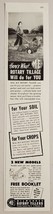 1951 Print Ad Milwaukee Rotary Tillers M-E Rotary Tillage Milwaukee,Wisc... - £10.10 GBP