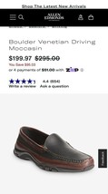 Allen Edmonds AE Boulder Loafers Driving Leather Black Brown Shoes Mens 8.5D - £45.44 GBP