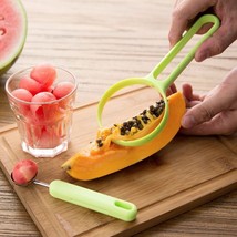 2 Tools Melon  Fruit Knife Baller Cutter Scoop Spoon Utensil - £5.13 GBP