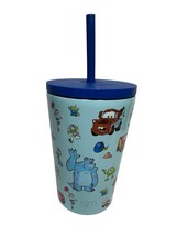 Disney Pixar Kids Vacuum Insulated Cup w/ Lid &amp; Straw Cars Toy Story Mon... - $15.83