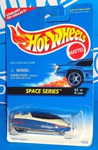 Hot Wheels 1996 Space Series #390 GM Lean Machine Blue &amp; White Logo on Top Rear - £1.99 GBP