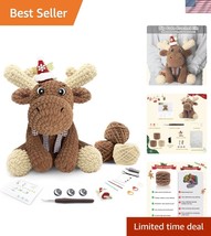 Amigurumi Elk Crochet Kit for Beginners - Step-by-Step Video Tutorials I... - $42.00