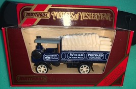 Matchbox Yesteryear 1917 Yorkshire Steam Wagon William Prichard Blue Y-8... - $19.68