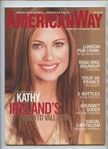 American Way Magazine American Airlines &amp; Eagle July 1, 2002 Kathy Ireland - $17.81