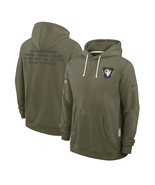 Mens Olive Rams 2025 Salute to Service Sideline Pullover Hoodie - Los An... - €60,42 EUR