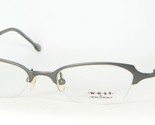 WEST by TREND COMPANY 99159 12 GUNMETAL-GREY EYEGLASSES FLASSES 46-17-135mm - $23.76