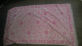 Vintage Springmaid USA Made Towel Pink 40x24 Springs New York MCM - £12.59 GBP