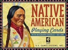 Native American Playing Cards #1 Bridge Size Deck USGS with 124 Page Bio Booklet - £11.60 GBP