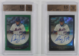 Lot Of 2 BGS 9.5 2013 Bowman Chrome Draft Dominic Smith W/Refractors #BCA-DS - £194.76 GBP
