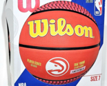 Wilson Trae Young NBA Player Edition Size 7 Red Yellow Basketball - $37.99