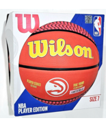 Wilson Trae Young NBA Player Edition Size 7 Red Yellow Basketball - $51.87 CAD