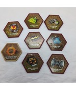 Lot Of (8) Heroscape Glyph Tokens Valda Astrid Brandar Dagmar Ivor Sturla + - $365.87 MXN