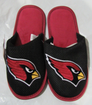 NFL Arizona Cardinals Mesh Slide Slippers Striped Sole Size L by FOCO - $28.99