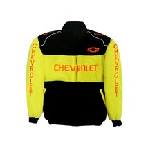 Chevy Chevrolet Racing Jacket Black and Yellow | NASCAR jacket | racer | Gift ja - $179.97