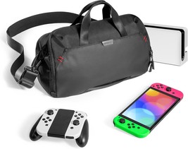 Black Tomtoc Carrying Bag For Nintendo Switch Oled And Nintendo Switch, - £57.85 GBP