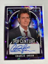 2024 Leaf Pop Century Metal Purple Crystal Autograph Auto CS1 Charlie Sh... - $69.29