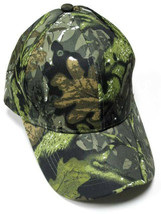 Camouflage Camo Mossy Oak Night Green Hat Cap Hunting Fishing Hiking Cam... - $6.99