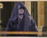 Star Wars Episode 1 Widevision Trading Card #S5 Sticker Darth Sidious - $2.48