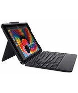 Logitech iPad Slim Combo Case Bluetooth Wireless Keyboard iPad 9.7&quot; 5 &amp; ... - £52.11 GBP