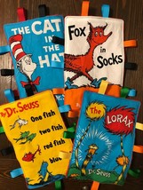 ~Dr. Seuss Titles~Handmade Baby &amp; Toddler Storytime Sensory Crinkle *Tag Toy - £9.57 GBP