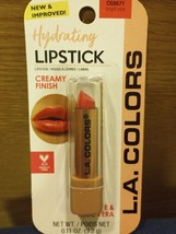 L.A. Colors Hydrating Lipstick Bright Pink C68671 Vitamin E Aloe Vera 0.11 oz - £4.42 GBP