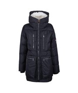 Tommy Hilfiger Men&#39;s Heavyweight Quilted Sherpa Hooded Parka, Black, S - $112.42 CAD