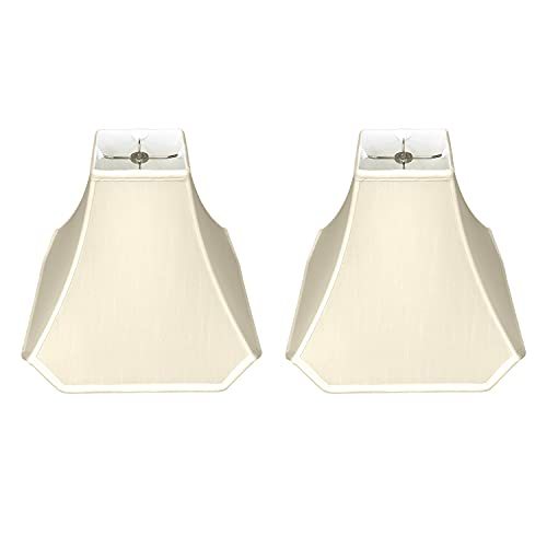 Primary image for Royal Designs Set of 2 Pagoda Basic Lamp Shade, Beige, 4 x 10 x 9