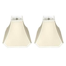 Royal Designs Set of 2 Pagoda Basic Lamp Shade, Beige, 4 x 10 x 9 - £68.45 GBP