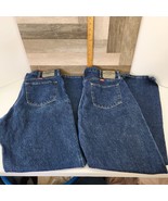Two pair Men&#39;s Wrangler Jeans - 96501MR - 36 x 34- Regular Fit dark blue - £26.74 GBP