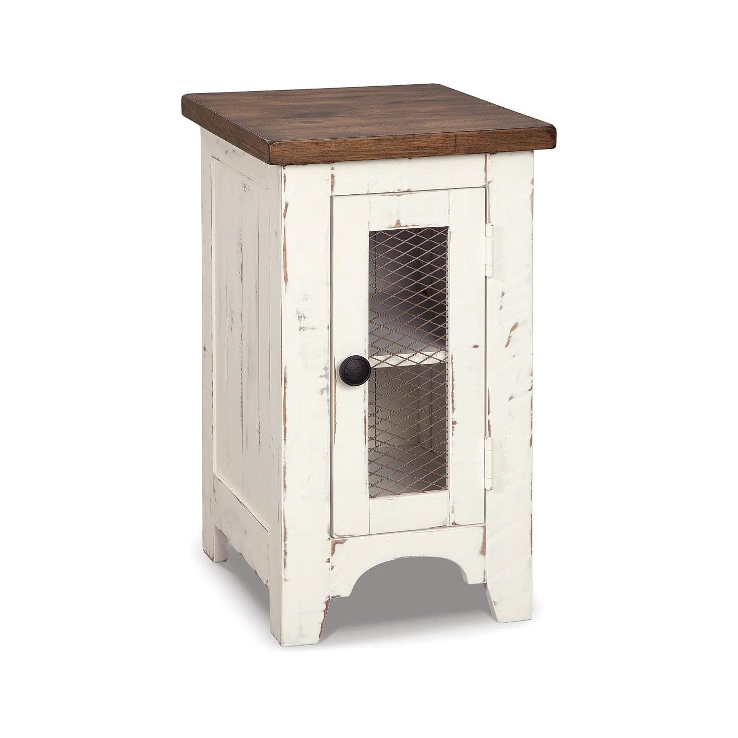 Signature Design by Ashley Wystfield Chairside End Table, White - $219.99