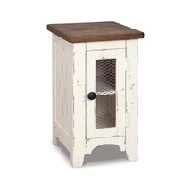 Signature Design by Ashley Wystfield Chairside End Table, White - £173.97 GBP