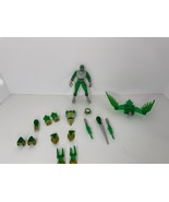 Green Conquering Power Rangers Action Figure Lost Galaxy 1998 100% Complete - $41.01 CAD