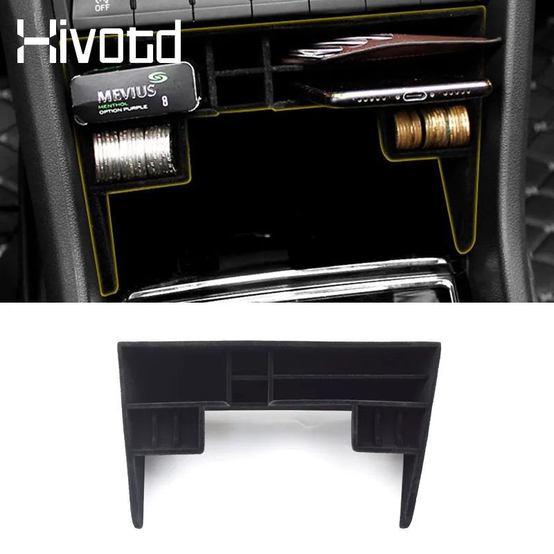 Hivotd For Skoda Kodiaq Car Central Console Storage Box Multi-grid Stowing - £15.27 GBP+